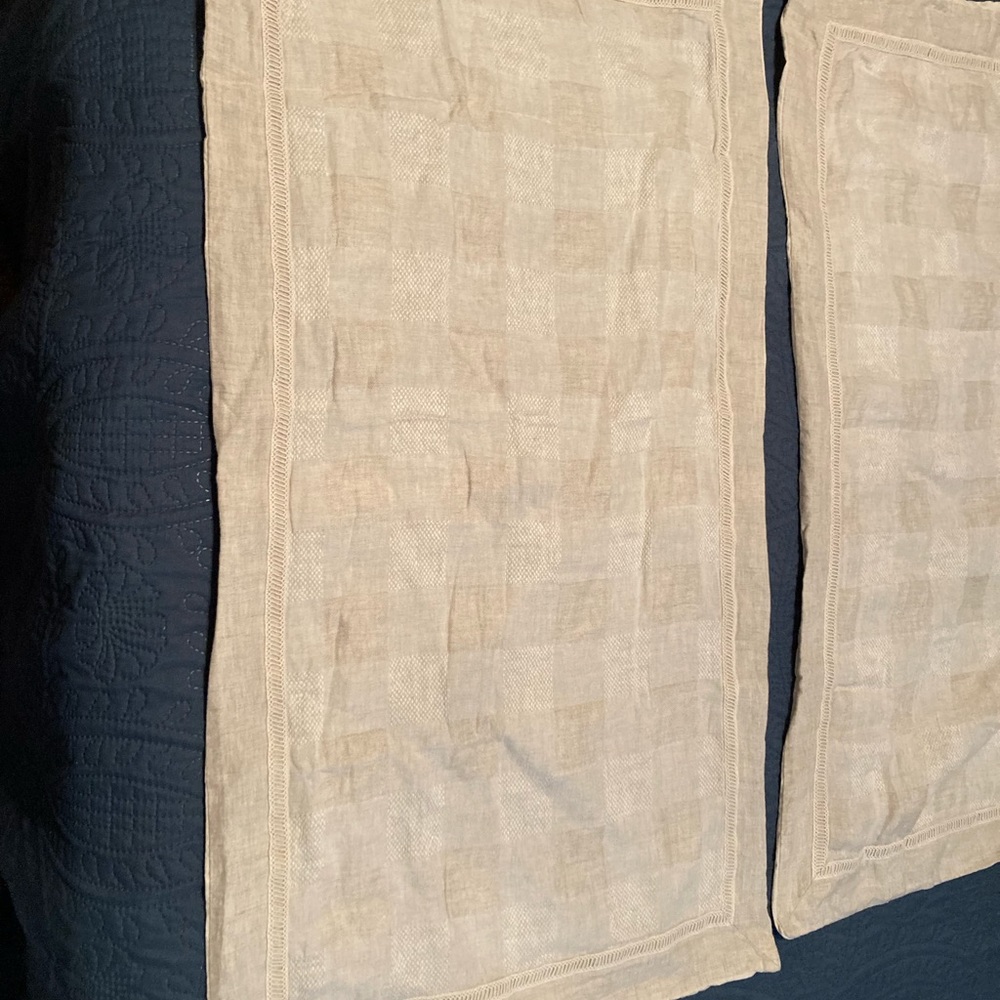 Southern Living Natural King size Pillow Shams Set of 2 bundle